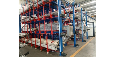 部隊：電動懸臂貨架，電動板材架